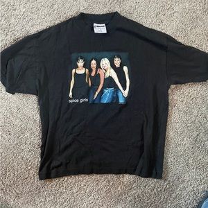 Kids Spice Girls Forever Goodbye Band T-Shirt Vintage 1999 Foursome Black